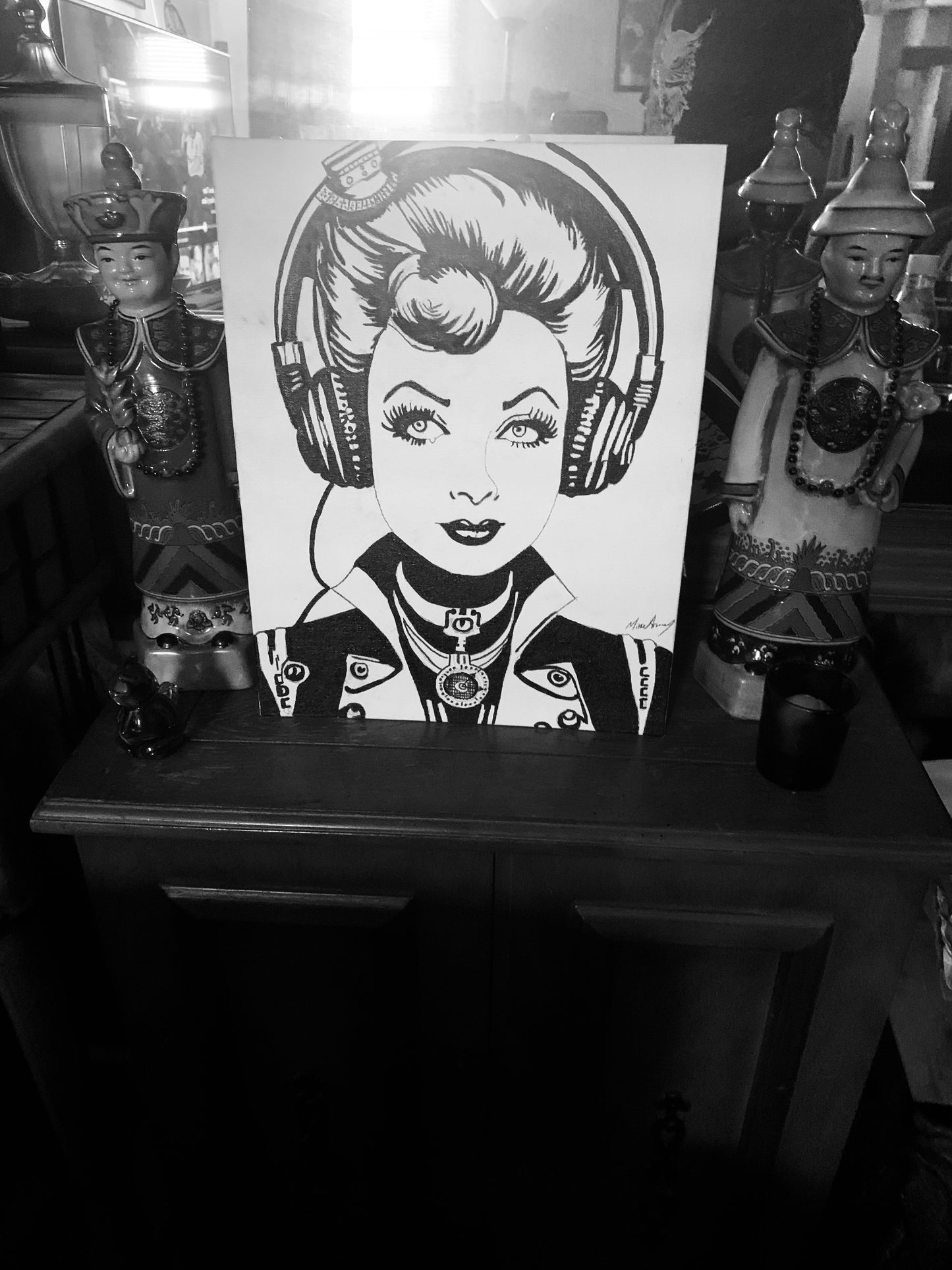 Steampunk Lucille Ball Painting 1 of 1