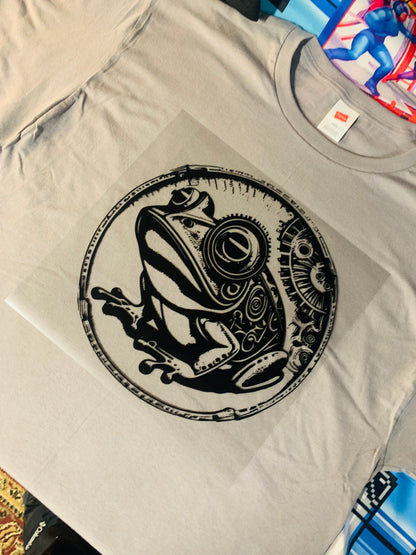 Steampunk Frog T-shirt design 1 of 3