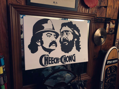 Cheech and Chong icon painting 1 of 1