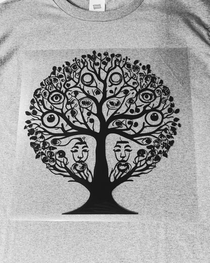 Salvador Deli inspired Hoodie Design Eyes in the Tree