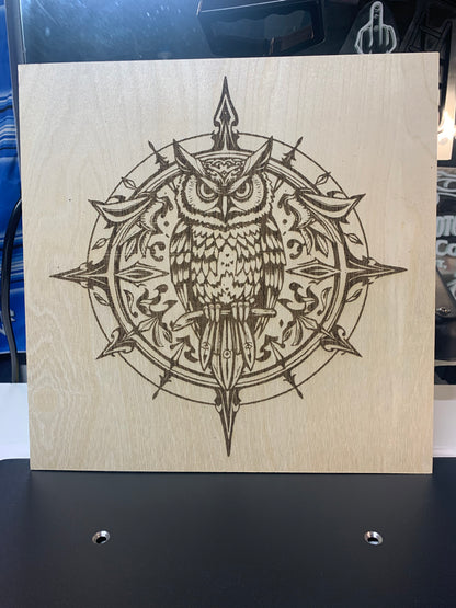 “Inner Wanderer” laser Engraved Wall Decor