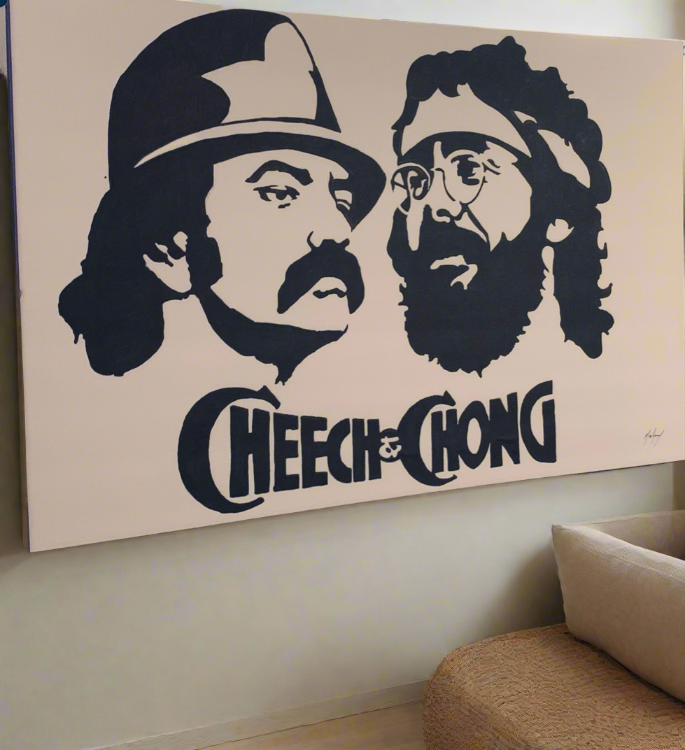 Cheech and Chong icon painting 1 of 1