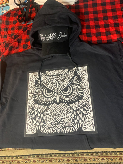 Captivating Owl Graphic T-shirt Design