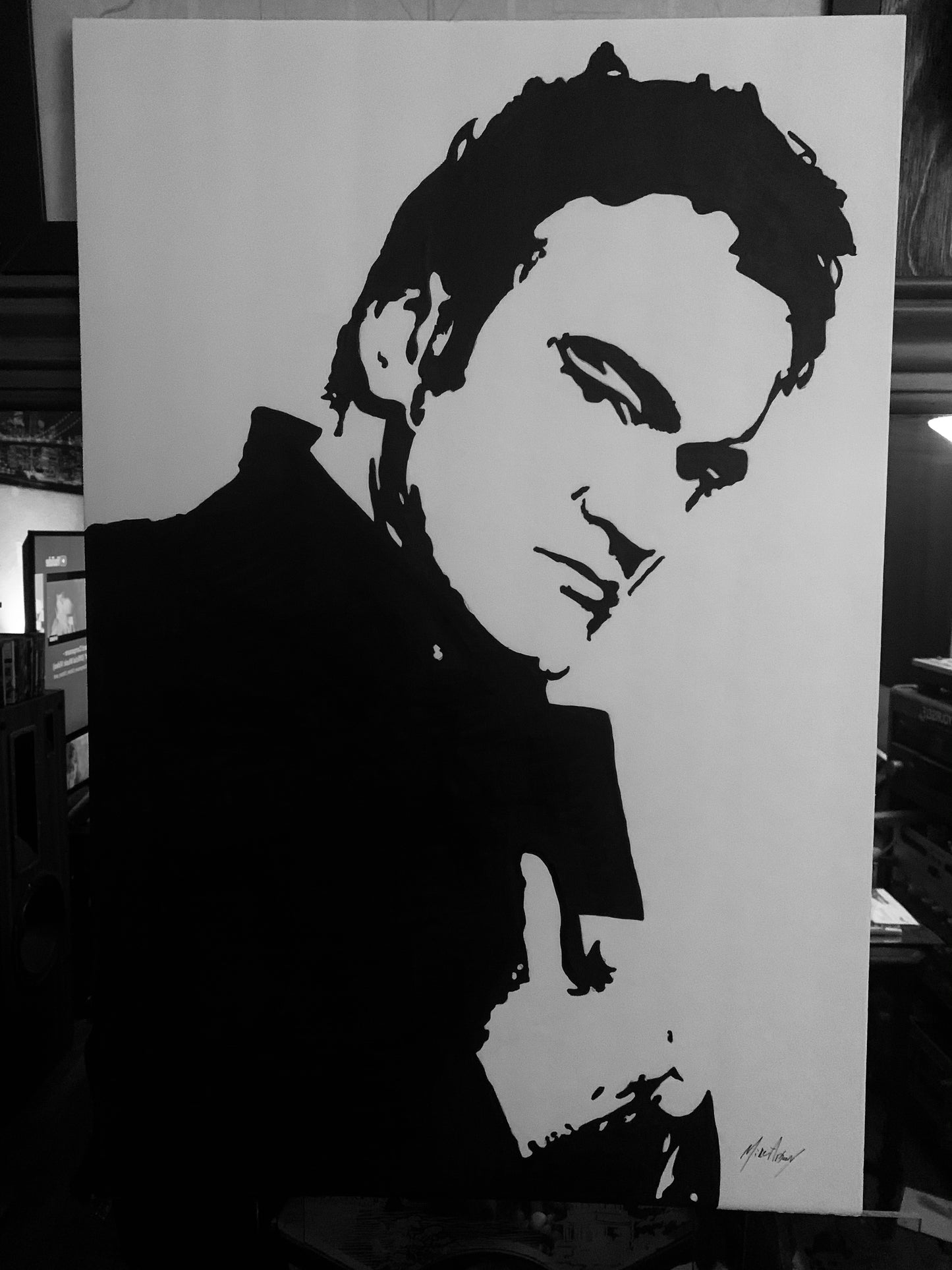 Quentin Tarantino painting. 1 of 1