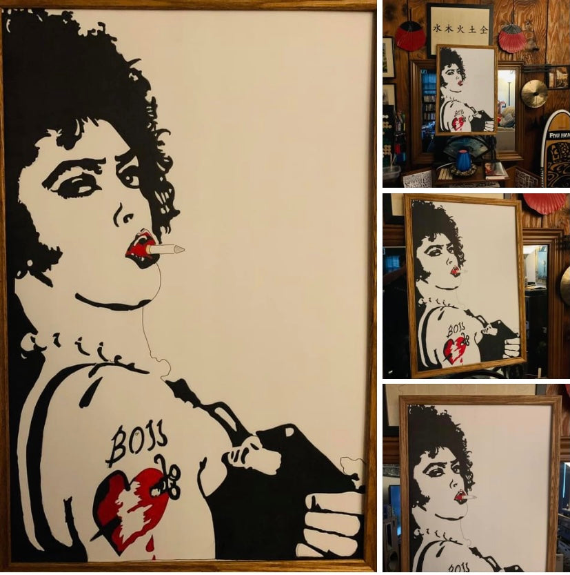 Frank-N-Furter from “The Rocky Picture Horror Show. Painting 1 of 1