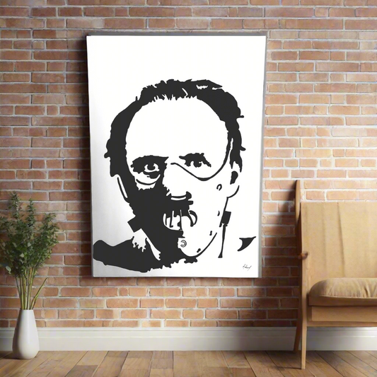 Hannibal Lecter from The Silence of the Lambs painting,  1 of 1