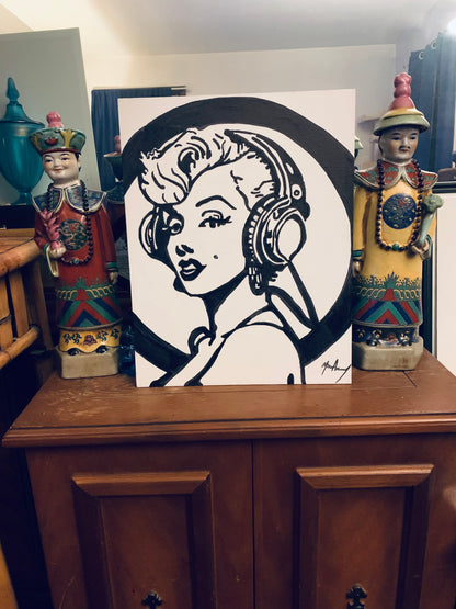 Steampunk Marilyn Monroe Painting 1 of 1