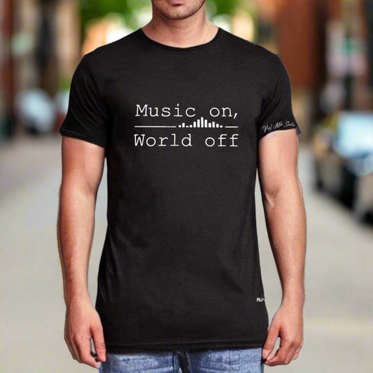 Music on, World off Graphic T-shirt