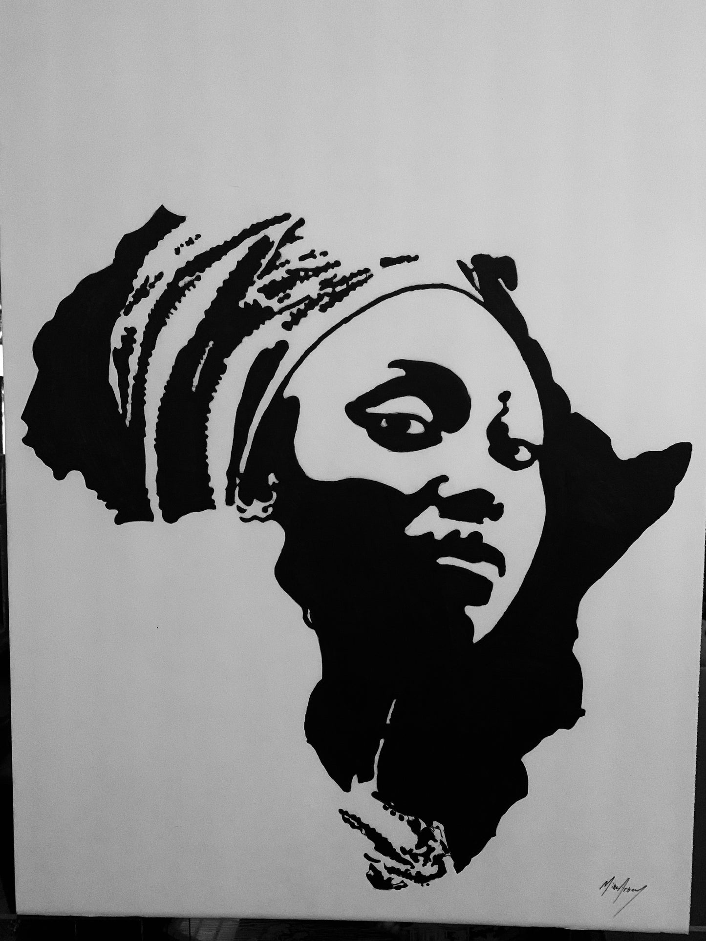 African Queen Painting.  1 of 1