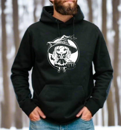 Little Witch Graphic Hoodie Design