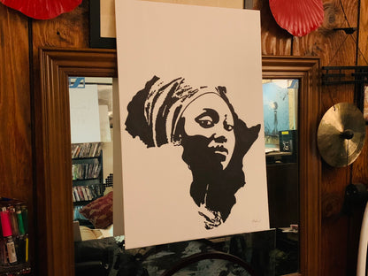 African Queen Painting.  1 of 1