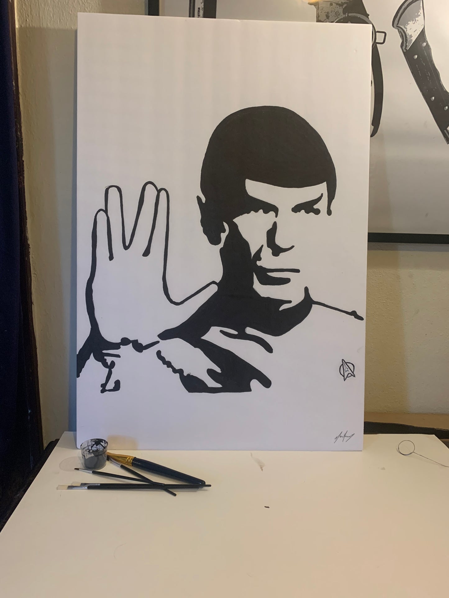 Spock,  Star Trek Painting 1 of 1