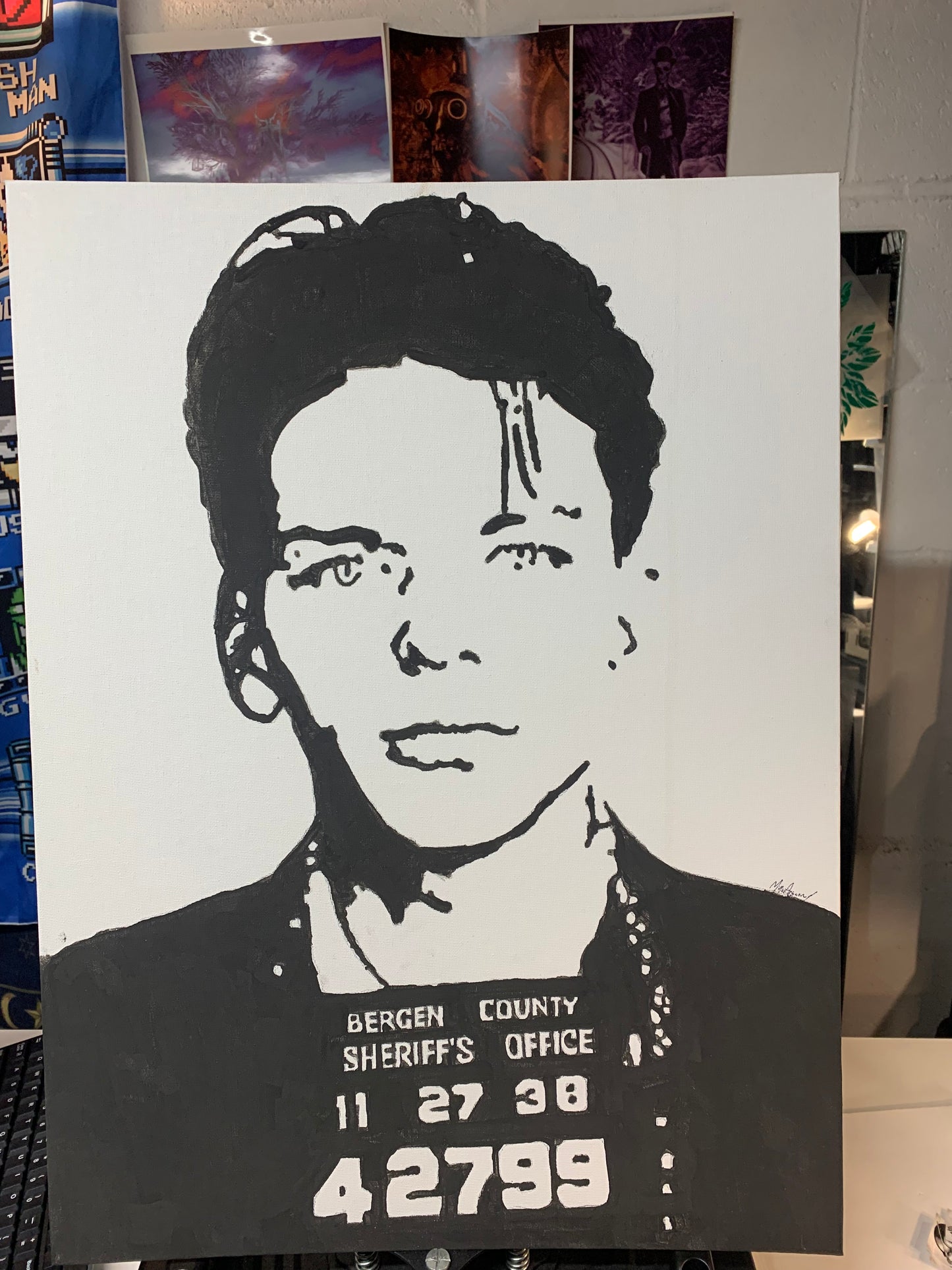 Frank Sinatra Mugshot Painting 1 of 1