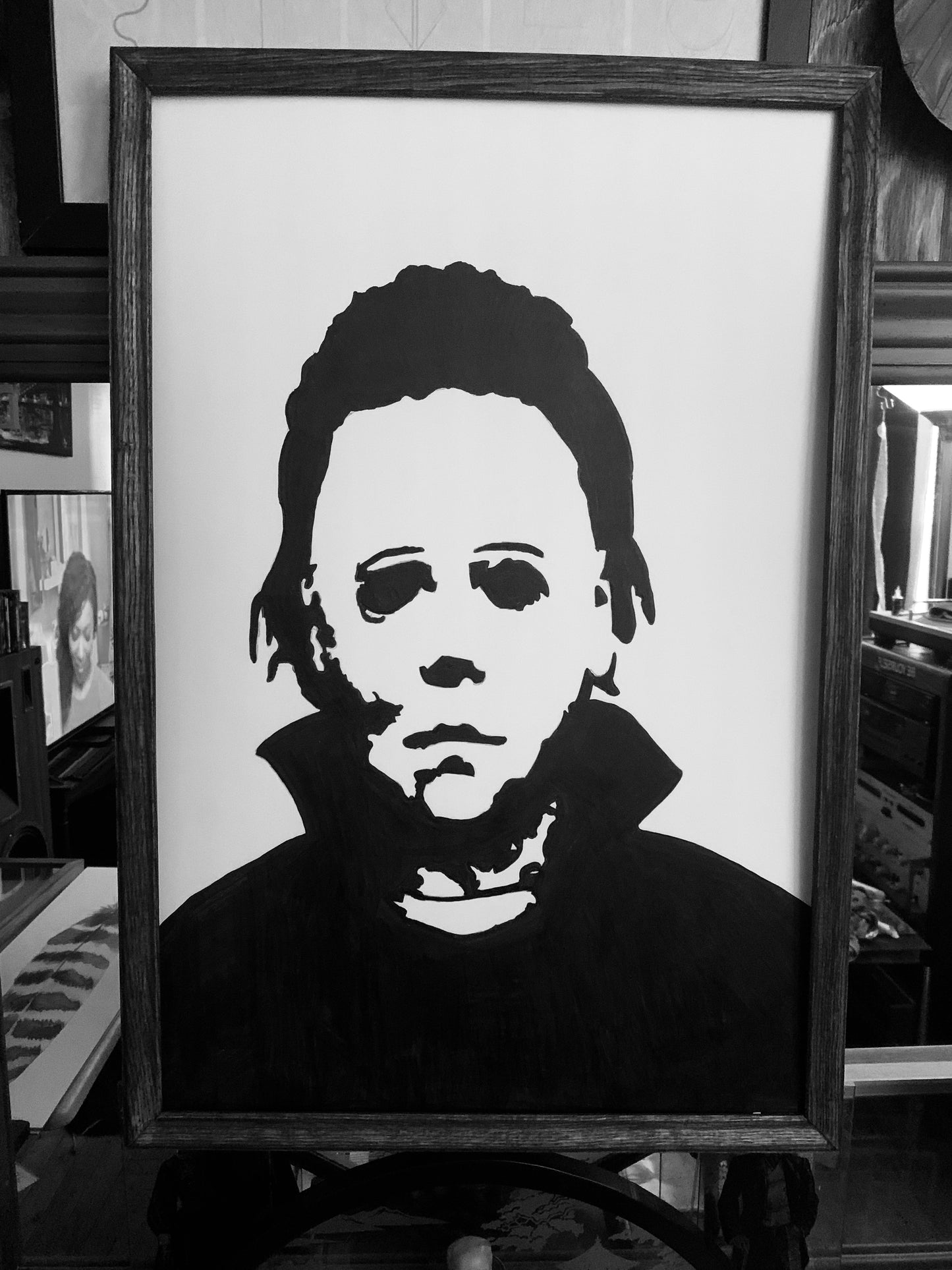 Michael Myers Painting from the horror movie Halloween 1 of 1