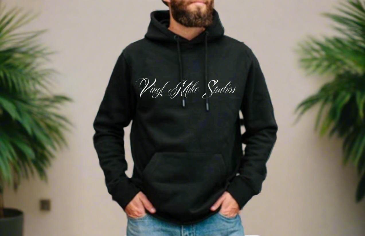 Vinyl Mike Studios Signature Logo Graphic Hoodies