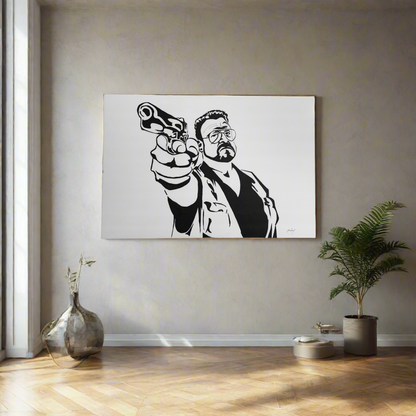 Louis Fyne Painting from The Big Lebowski.  1 of 1