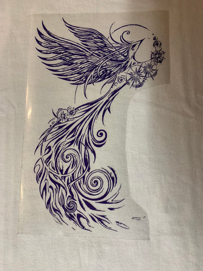 Rising from the Ashes Phoenix design