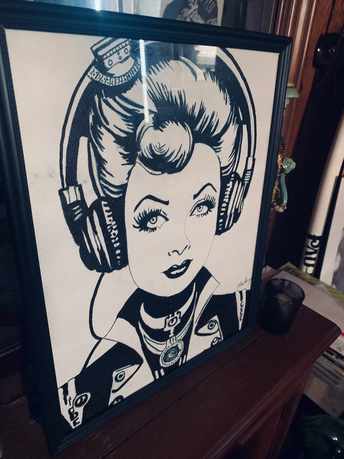 Steampunk Lucille Ball Painting 1 of 1