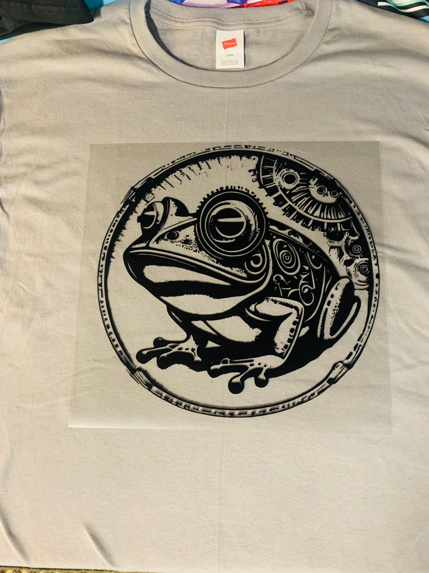 Steampunk Frog T-shirt design 1 of 3