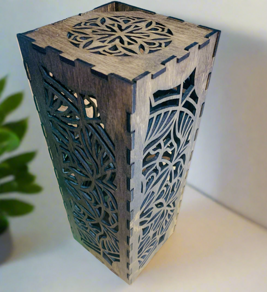 Laser engraved desktop lamp/shade/cover