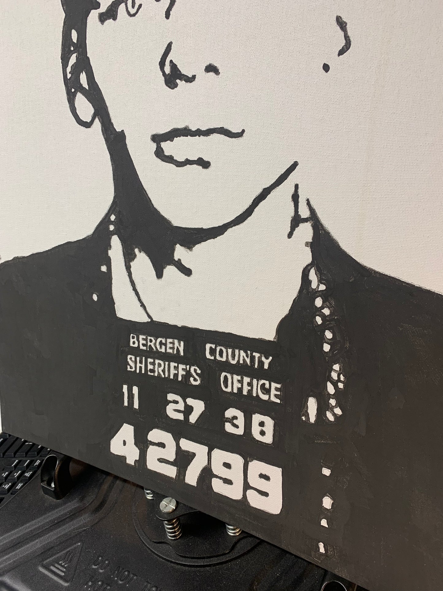 Frank Sinatra Mugshot Painting 1 of 1