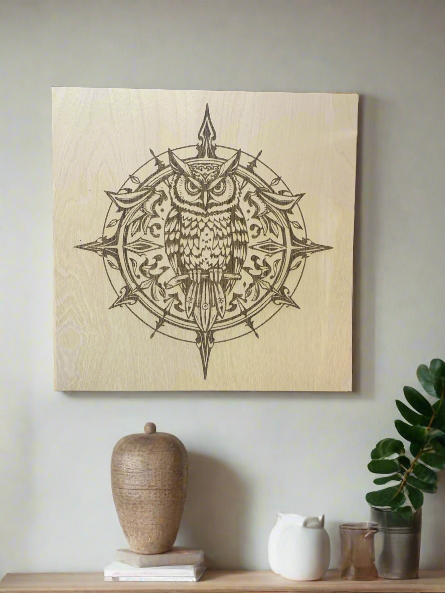 “Inner Wanderer” laser Engraved Wall Decor