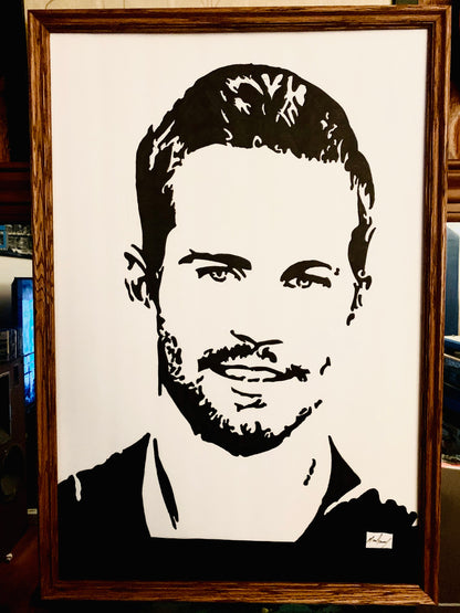 Paul Walker Painting. 1 of 1