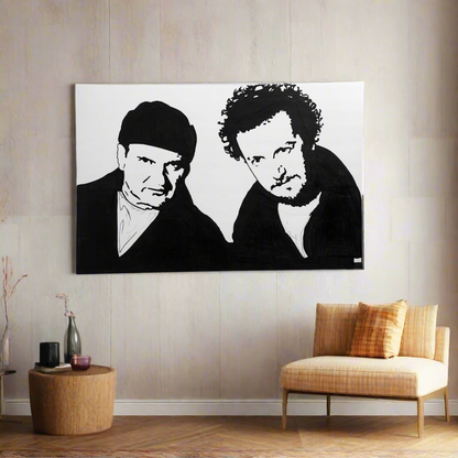 The Wet Bandits from Home Alone painting. 1 of 1