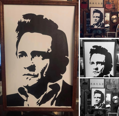 Johnny Cash painting 1 of 1