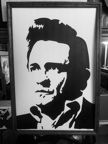 Johnny Cash painting 1 of 1