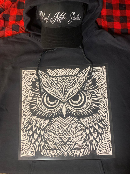 Captivating Owl Graphic T-shirt Design