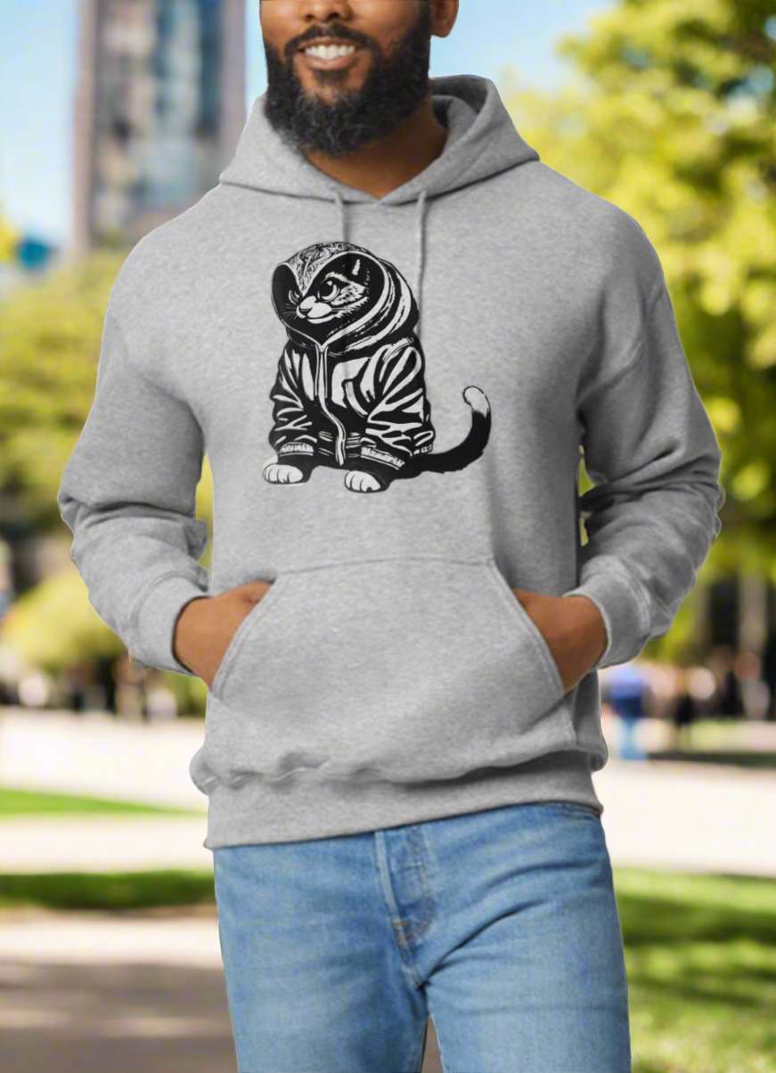 Assassin Kitty graphic design hoodie