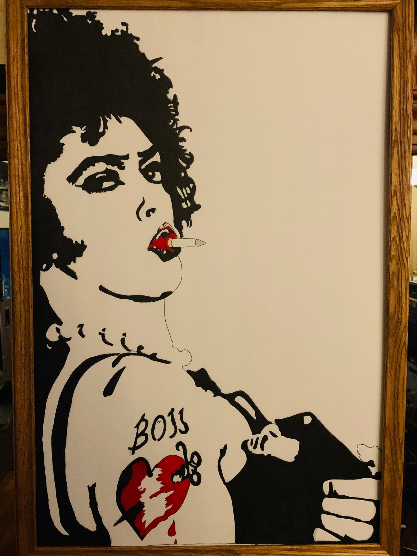 Frank-N-Furter from “The Rocky Picture Horror Show. Painting 1 of 1