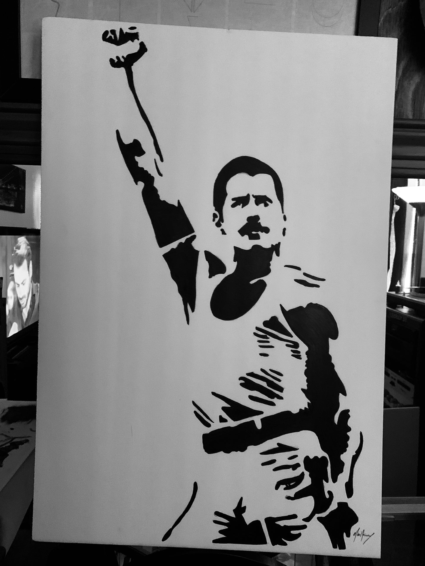 Freddie Mercury painting, 1 of 1