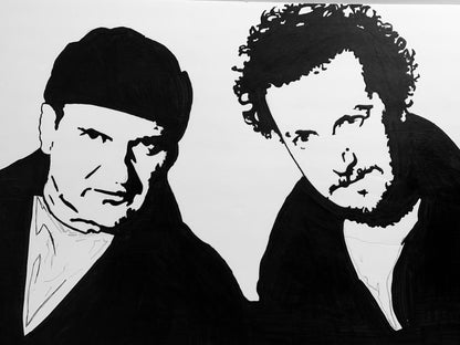 The Wet Bandits from Home Alone painting. 1 of 1