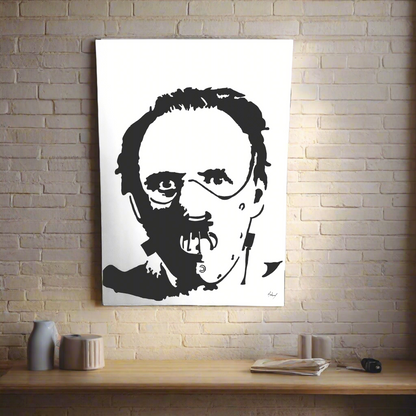 Hannibal Lecter from The Silence of the Lambs painting,  1 of 1