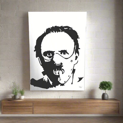 Hannibal Lecter from The Silence of the Lambs painting,  1 of 1