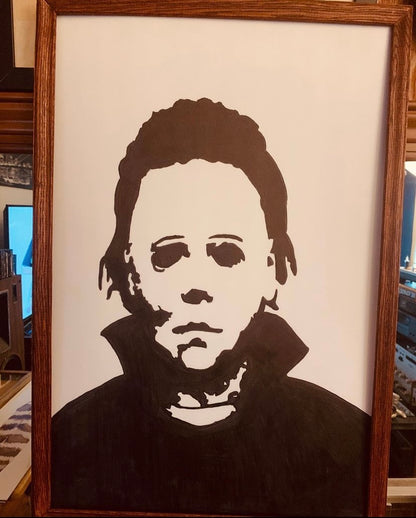 Michael Myers Painting from the horror movie Halloween 1 of 1