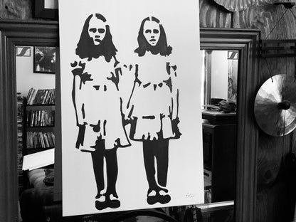 The Grady Twins Painting From the movie “The Shining” 1 of 1