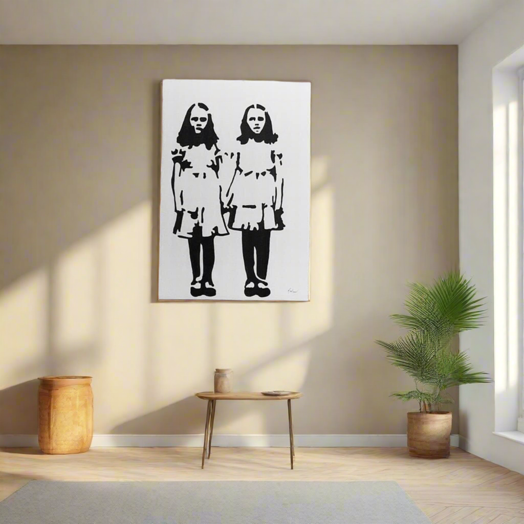 The Grady Twins Painting From the movie “The Shining” 1 of 1