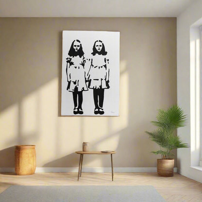 The Grady Twins Painting From the movie “The Shining” 1 of 1