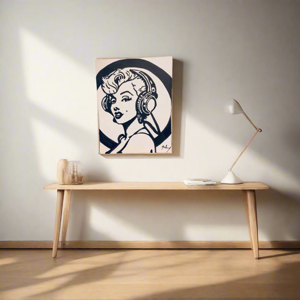 Steampunk Marilyn Monroe Painting 1 of 1