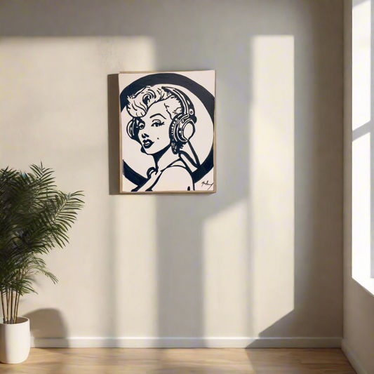 Steampunk Marilyn Monroe Painting 1 of 1