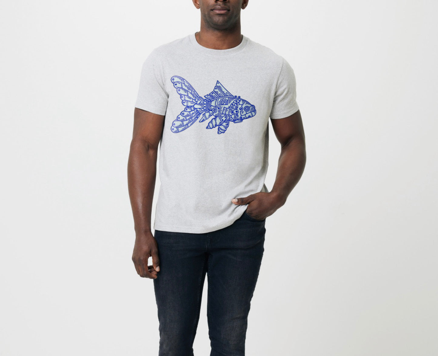 Steampunk Fish Graphic T-shirt