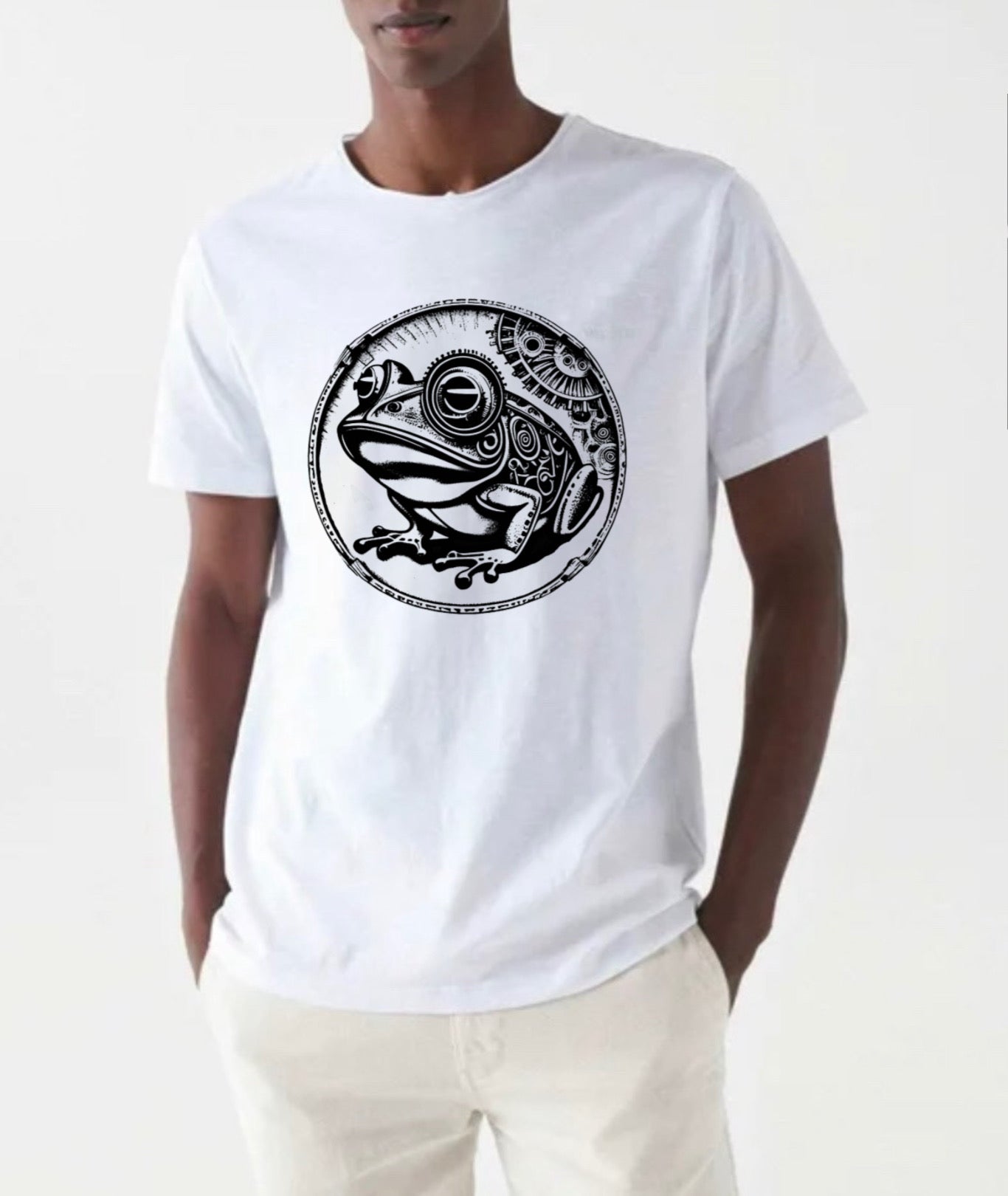 Steampunk Frog T-shirt design 1 of 3