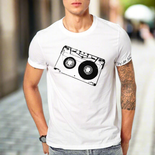 Classic Cassette Tape graphic T-shirt