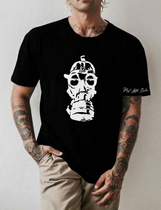 STL Gas Mask T-Shirt Design