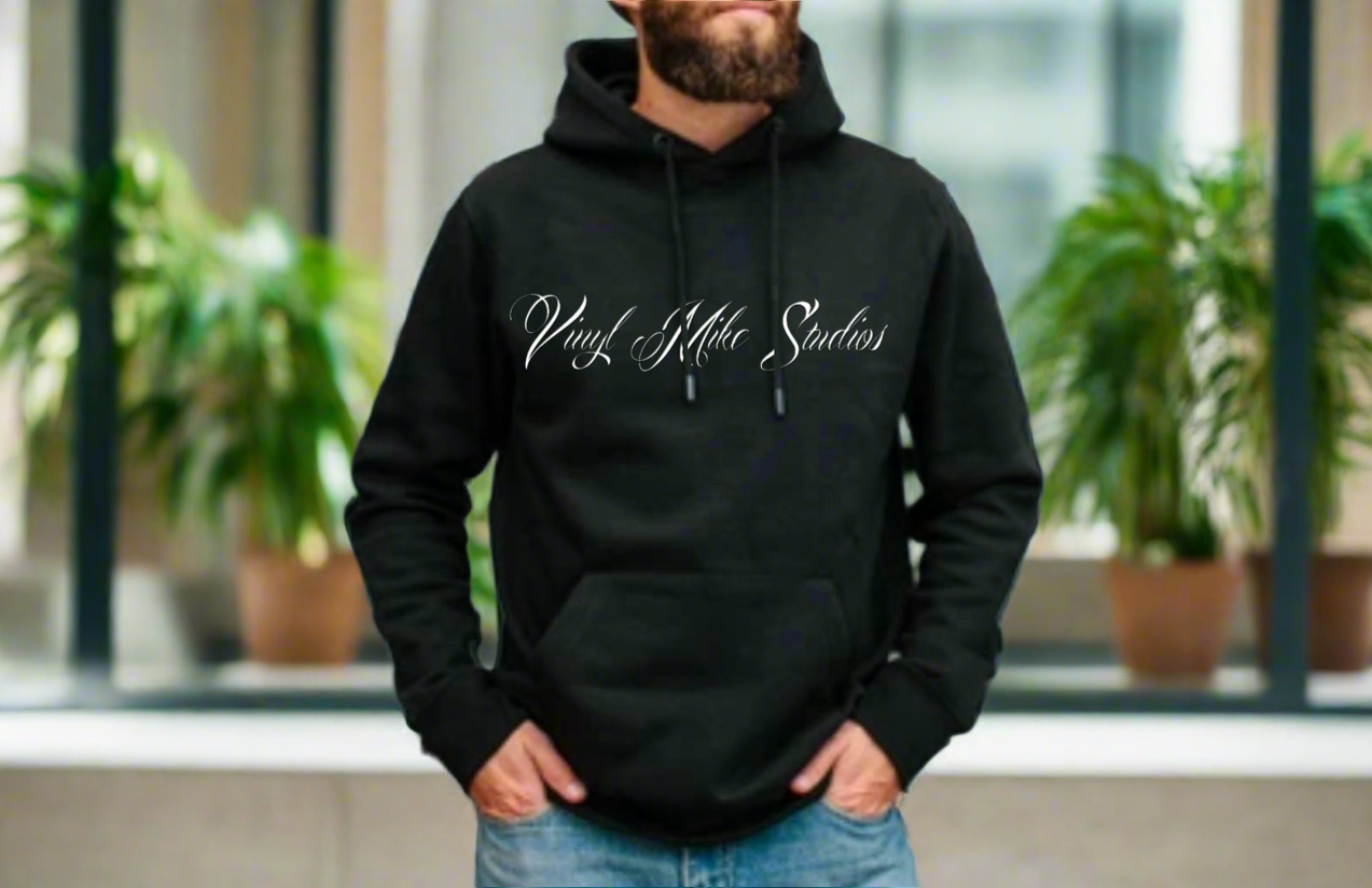 Vinyl Mike Studios Signature Logo Graphic Hoodies