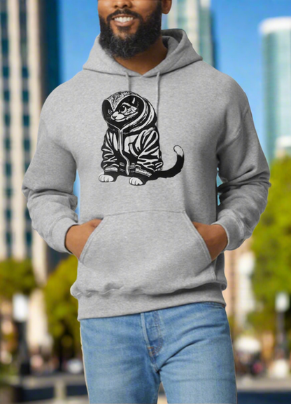 Assassin Kitty graphic design hoodie