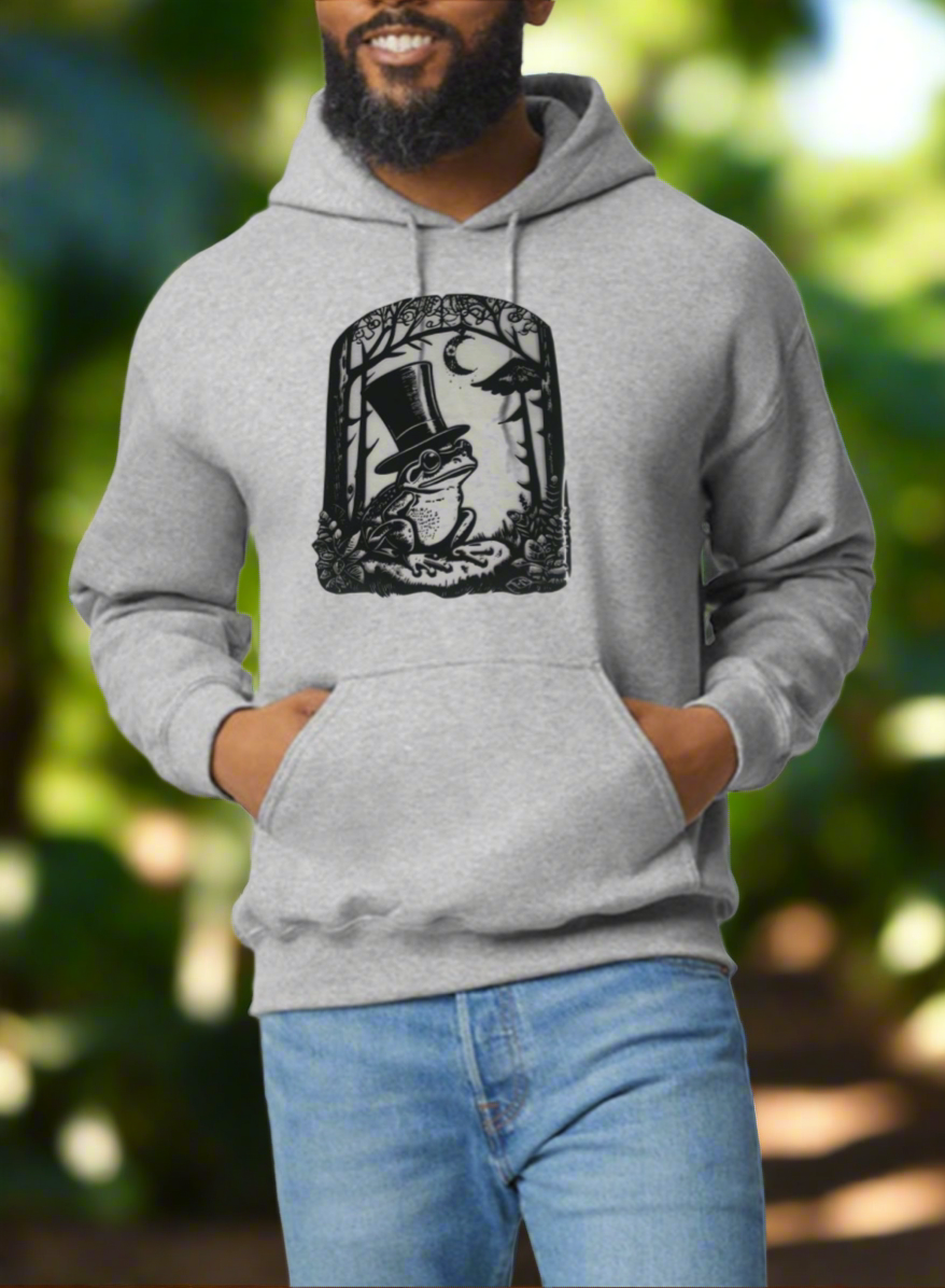 Pendleton the Frog Graphic Hoodie Design